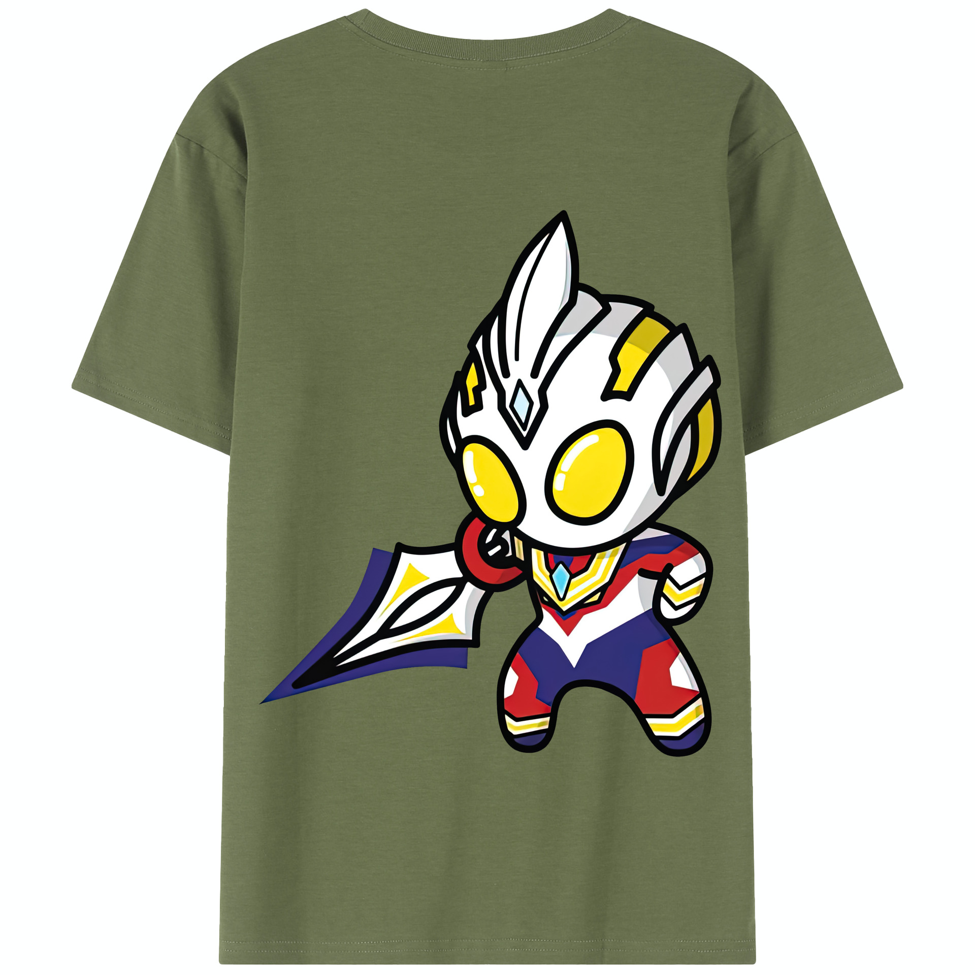（画像用） ウルトラマン Ultraman 綿100％半袖Tシャツ（背面プリント）